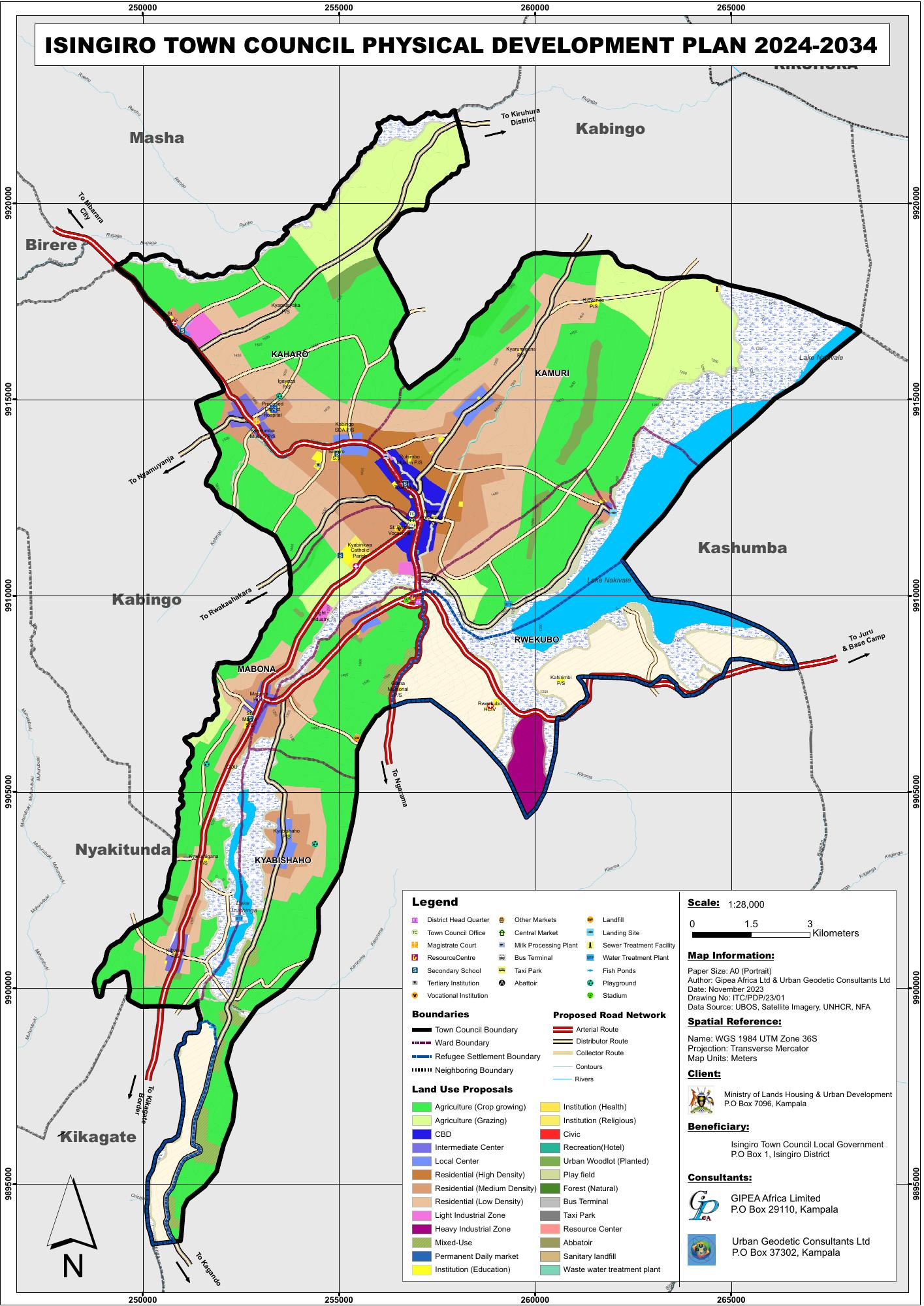 Isingiro Town Council physical development plan, 2024–2034