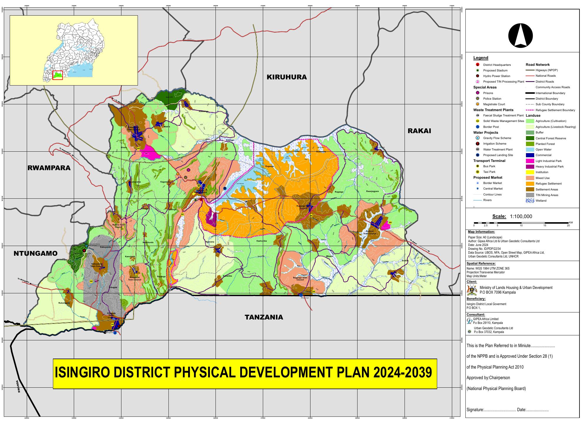 Isingiro District physical development plan, 2024–2039