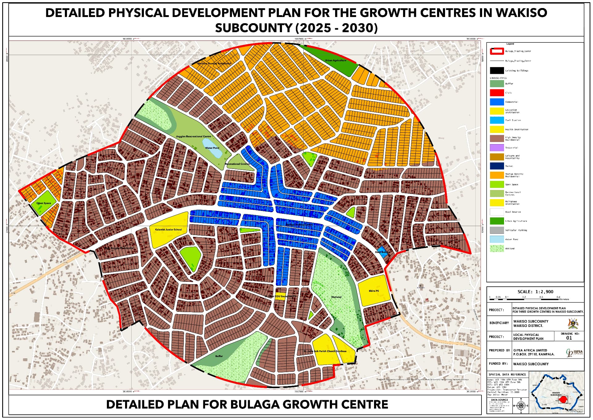 Bulaga growth centre physical development plan, 2025–2030